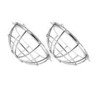 BUTIFULSIC 2pcs Fire Sprinkler Guard Covers with See-through Construction and Portable Iron Design, Fire Fighting Equipment Protector Suitable for Home and Commercial Use