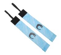 BUTIFULSIC 2pcs Football Arm Bands Elastic Captain Arm Bands Polyester Practical Design Stretch to Fit Youth and Adult Players Highly Recognizable Captain Role for Soccer Training and Matches