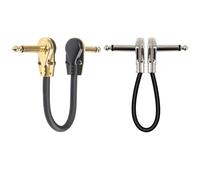 BUTIFULSIC 2pcs Guitar Effect Cable Flat Patch Lead for Musical Instruments