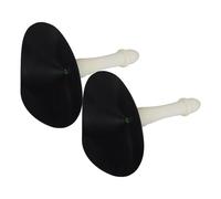 BUTIFULSIC 2pcs Large 14ccm Rubber Suction Holder for Ceramics - Pottery Glazing Tool Accessory for Clay and Polymer Crafting, DIY Ceramic Suction Cup Aid for Glaze Application