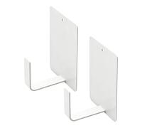 BUTIFULSIC 2pcs Magnetic Paper Towel Holder Hooks for Fridge Side, Carbon Steel Magnets with Secure No Drilling Installation, Space Saving Kitchen Storage Rack for Pantry Organisation