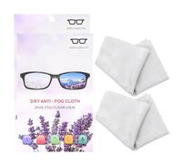 BUTIFULSIC 2pcs Microfibre Cleaning Cloths for Eyeglasses and Screens White Lens Wipes for Cleaning Delicate Surfaces and Jewelry Items Suitable to Keep in Glasses Box
