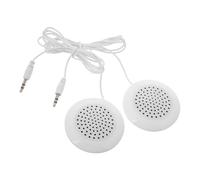 BUTIFULSIC 2pcs Mini Portable Pillow Speakers with Wired Aux Jack for CD Player and Computer, Compact Under-Pillow Sound System for Travel and Sleep
