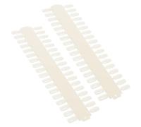 BUTIFULSIC 2pcs Nail Art Sample Cards Long Strip Single Sided Display Board for Nail Polish DIY Training Practicing Displaying in Salon