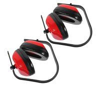 BUTIFULSIC 2pcs Noise Canceling Headphone Ear Protection Noise Cancelling Muff Abs Material Soft Comfortable Adjustable Headband Three Positions of The Headband Hearing Protection Ear Muffs