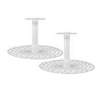 BUTIFULSIC 2pcs Plastic Pickle Jar Press Plate for Fermented Foods and Vegetables with Easy Storage, Essential for Homemade Pickles and Home Use, White Fermentation Weight Tool