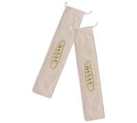 BUTIFULSIC 2pcs Reusable Linen Bread Drawstring Bags with Storage Function, Beige Colour, for Travel and Family Use, Sturdy Bread Holder for Snacks and Candy
