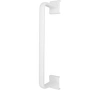 BUTIFULSIC 2pcs Self Adhesive Hand Towel Rack White Pp Material Waterproof Towel Hanging Shelf with Sleek Modern Design for Bathroom Kitchen Versatile Storage Solution