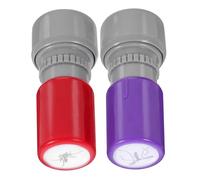 BUTIFULSIC 2pcs Self-inking Mosquito Stamp for Pranks and Halloween, Realistic Abs Material Bug Pattern with Funny Trick Feature, Party Favor and Interesting Prank Prop Random Color