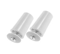 BUTIFULSIC 2pcs White Roller Shutter Stopper Replacement Plastic Fasteners Window Safety Stoppers for Curtain and Blind Accessories Easy to Install Parts for Household Use