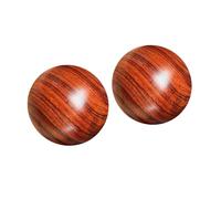 BUTIFULSIC 2pcs Wooden Massage Balls Hand Muscle Stretch Ball Portable Acupressure Tool for Elder People Memory and Therapy