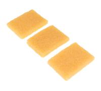 BUTIFULSIC 3 Pcs Yellow Watercolor Eraser Cleaning Rub Made of Rubber, Easy to Use and Compact round Painting Cleaner for Removing Pigment Residue in Art Supplies