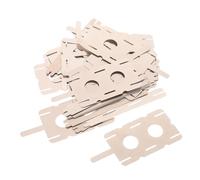 BUTIFULSIC 30pcs Nickel Battery Strips for Spot Welding with High Conductivity and Hollow Design Silver Nickel Tabs for Battery Pack Assembly and DIY Builders