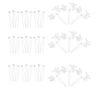 BUTIFULSIC 36pcs Bridal Hair Pins U Shape with Pearl Rhinestone Flower Clips for Bridesmaids Prom Hair Barrettes Versatile Secure Hold for Women