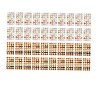 BUTIFULSIC 40 Sheets Assorted Color Self Adhesive Loose-Leaf Paper Reinforcement Labels Stickers for Punch Reinforcers Decorative Repair Stickers for School Office Home Binders and Diaries