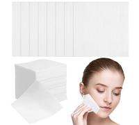 BUTIFULSIC 400pcs White Fabric Makeup Remover Pads for Makeup Removal and Skin Cleansing, Soft and Sturdy Nonwoven Material with Good Abrasion Resistance, for Daily Facial Care