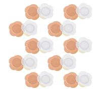 BUTIFULSIC 40pcs Castor Patches Natural Castoroil Patch Adhesive Skin Friendly Spunlace Material Portable Wraps for Knees and Stomach Use at Home Or on The Go