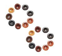 BUTIFULSIC 40pcs Rustic Wooden Push Pins for Cork and Soft Boards Retro Button Head Thumb Tacks for Photo Walls Message Boards Classroom Displays Multi-Function