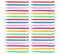 BUTIFULSIC 40pcs Spiral Curl Rods Spiral Curlers 5.89x0.59x0.59in Abs Material Enhance Hairstyle's Fashion Create Curly Hairstyles Hair Perms for Women Professional Hairdressing Tool