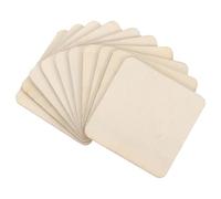 BUTIFULSIC 40pcs Unfinished Square Wood Blocks 4x4 Inches Natural Unfinished Wood Pieces for DIY Crafts Painting Carving Coasters and Ornaments with Rustic Charm