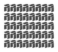 BUTIFULSIC 40pcs Universal Mic Stand Arm Clips Plastic Cable Clamps for Microphone Cable and Phone, Easy Installation, Firm Hold for Home and Light Stands