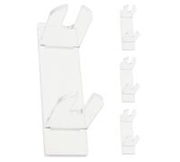 BUTIFULSIC 4pcs Acrylic Fan Display Stands for Chinese Folding Fans, Lightweight and Secure Display Holders with Elegant Design, for Exhibition Spaces and Cultural Gallery Decor