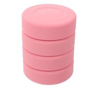 BUTIFULSIC 4pcs Colored Ice Hockey Pucks Plastic Floor Hockey Pucks Flat Pvc Improving Reaction Speed Simulates Real Ice Practice Beginners Young Players Gym Training