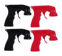 BUTIFULSIC 4pcs Ergonomic Spray Can Handle Trigger Grip for Aerosol Paint Cans, Plastic Material with Precise Trigger Action and Uniform Results, for Furniture Jobs and Large Repairs