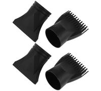 BUTIFULSIC 4pcs Hair Dryer Comb and Concentrator Nozzle Attachments Set, Salon Blow Dryer Airflow Flat and Duckbill Nozzles for Precise Hair Styling and Professional Use