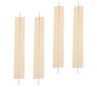 BUTIFULSIC 4pcs Hand Pressure Heat Sealer Replacement Strips with Heating Elements for Vacuum Sealing Plastic Bags, 400mm Flat Wire Sealing Machine Accessory Compatible with Manual Food Bag