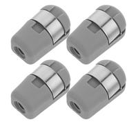 BUTIFULSIC 4pcs Hydraulic Support Rod Connector Spring-Loaded Mechanism, M6 Threaded Hole and 10mm Hole, Adjustable and Wear-Resistant Plastic Adapter for Gas Cylinder Use in Workspace