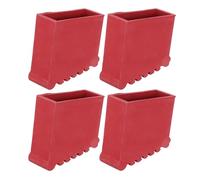 BUTIFULSIC 4pcs Ladder Feet Covers Rubber Non-Slip Insulating Step Ladder Leg Caps Inner Diameter 8.1x3cm Versatile Performance Ensuring Stability for Engineering and Safe Electrical Work