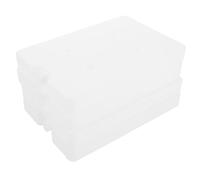 BUTIFULSIC 4pcs Ml Ice Packs for Air Conditioning Fan and Packaged Contents, Reusable Freezer Blocks Made of Sturdy Hdpe with Shockproof and Antidrop Features, Compact Portable Design