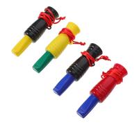 BUTIFULSIC 4pcs Outdoor Bionic Duck Mouth Whistles Plastic Lightweight Emergency Survival Whistles with Excellent Resistance to Harsh Conditions for Hunting and Camping