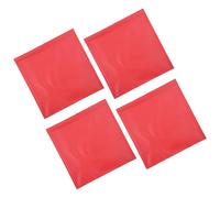 BUTIFULSIC 4pcs Red Safety Warning Flags with Wire Loop for Trailer Car and Truck Oversize Load Pedestrian Crossing Alert Flags High Visibility Outdoor Safety