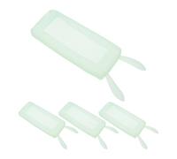 BUTIFULSIC 4pcs Silicone Remote Control Case Cover for Tv and Air Conditioner, Shockproof and Waterproof Protective Sleeve with Cute Rabbit Ear Design, Glowing in The Dark for Living Room