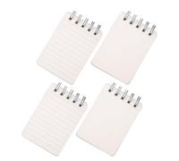 BUTIFULSIC 4pcs Spiral Notebooks Small Portable Memo Pads with Classic Paper and Iron Coil, Better Writing Experience and Eye Protection, for Creative Writing and Listing Ideas