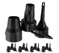 BUTIFULSIC 5 Sets Plastic Pump Nozzles for Air Pump, Inflatable Bed Nozzles with Versatile and Effortless Inflation, Compatible with Air Mattress and Inflatable Items, for On-the-go Use