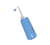 BUTIFULSIC 500ml Plastic Nasal Rinse Bottle with Water Flow Control and 2 Nozzles for Adults and Blue Nasal Irrigator for Effective Cavity Cleaning and Sinus Relief