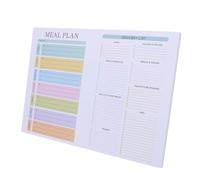 BUTIFULSIC 52pcs A Book Meal Planner Whiteboard Fridge Menu Planning Pad 8.3x5.8inch Tear off Grocery List Reusable Elegant Design for Family Meal Scheduling