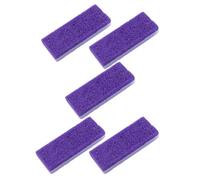 BUTIFULSIC 5pcs Blue Double-Sided Foot Pumice Stone for Callus Remover and Dead Skin Exfoliation, Pu Material with Abrasive Surface to Increase Blood Flow, Suitable for Long Time Walk