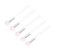 BUTIFULSIC 5pcs Mushroom Head Makeup Sponge Brushes for Women, Wet and Dry Dual Use Concealer Tools with Washable Sponge and Wooden Handle, for Professional and Daily Face Makeup