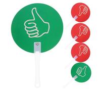 BUTIFULSIC 5pcs Thumbs up Thumbs down Sign Voting Paddles 9.71x5.89x0.08in Lightweight Versatile Plastic Classroom Voting Signs for Instant Feedback Teachers and Students