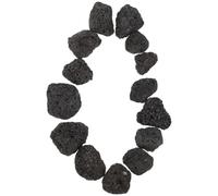 BUTIFULSIC 6 Packs Black Volcanic Rock Aquarium Gravel, Natural Porous Volcanic Stone Decoration with Rough Textures, Mixed Size 100g Per Pack, for Fish Tanks and Micro Ecological Landscapes