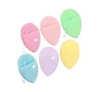 BUTIFULSIC 6 Pcs Facial Sponges for Washing Face Soft Glove-Style Cleansing Pads for Exfoliating and Makeup Removal Multi-Color Including Purple Blue Green Pink Yellow Gentle Skin Care Tool