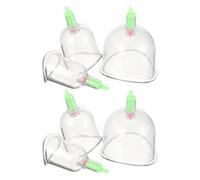 BUTIFULSIC 6pcs Cupping Set Vacuum Suction Cups for Joint Relief U-Shaped and C-Shaped Body Massage Cups Chinese Vacuum Body for Professional and Home Use