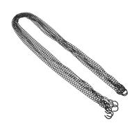 BUTIFULSIC 6pcs Metal Hanging Chains with Hooks for Posters and Lanterns, Adjustable Length Iron Chains for Indoor and Outdoor Use, Effortless Installation Hanging Kit for Offices and Gardens