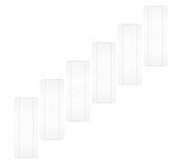 BUTIFULSIC 6pcs Nail Color Display Board with Removable Tips Multipurpose Nail Art Palette for Gel Polish Samples Pattern Practice and DIY Manicure Training Tool