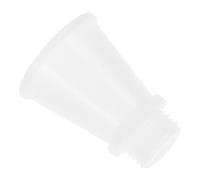 BUTIFULSIC 6pcs White Plastic Fire Extinguisher Replacement Nozzles Wide Mouth Fire Extinguisher Nozzle Easy to Install and Lightweight for Office Or Camper Use