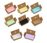 BUTIFULSIC 800pcs Handwritten English Word DIY Blank Index Cards for Writing and Learning Double-Sided Thick Paper Cards Suitable for Office School and Home Use Random Color